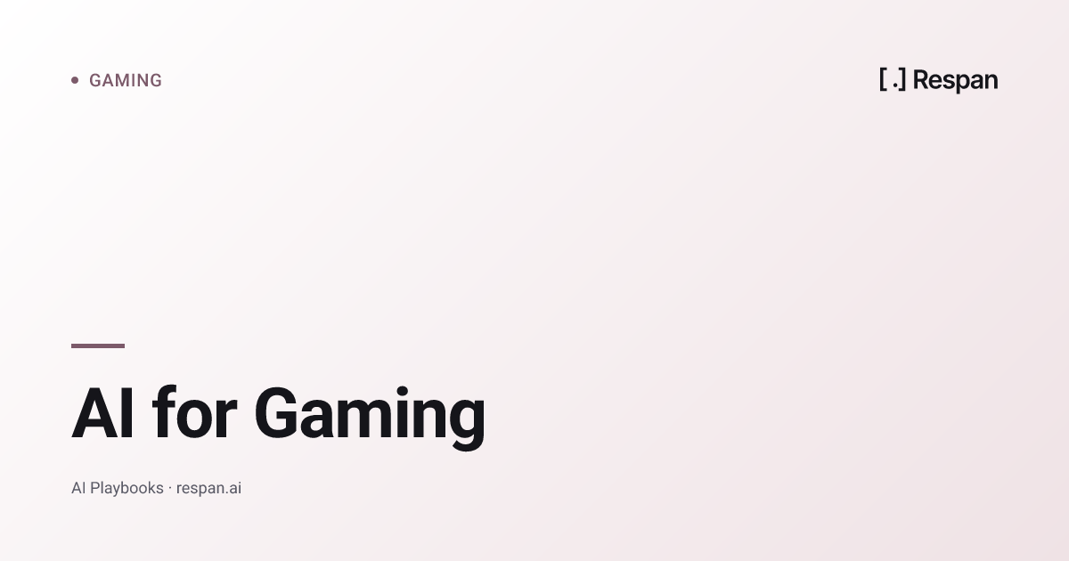 AI for Gaming: How Studios Build LLM Apps in 2026