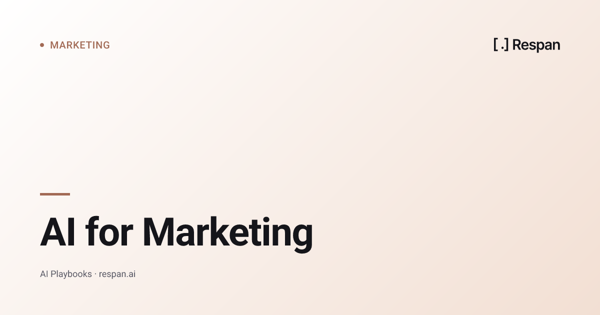 AI for Marketing: Content, Audience, and Brand Safety