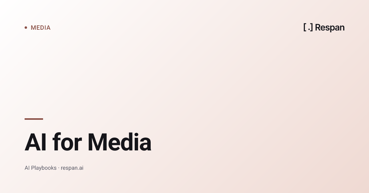 AI for Media: Editorial, Summarization, and Trust