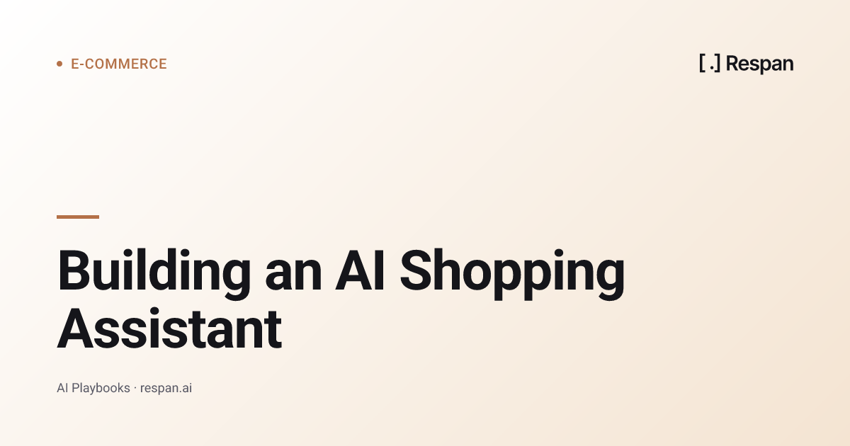 Building an AI Shopping Assistant: RAG and Personalization