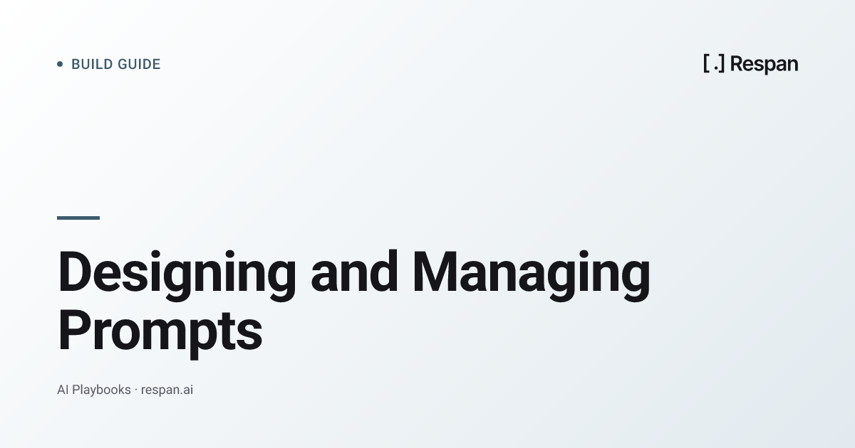 Designing and Managing Prompts: A Beginner's Guide