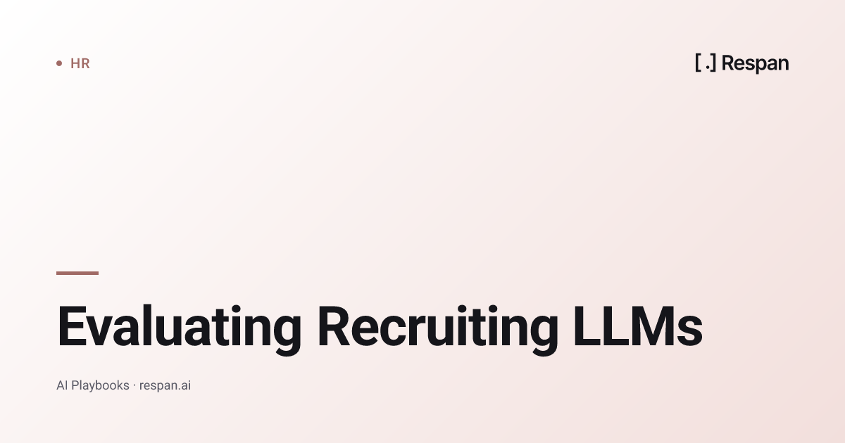 Evaluating Recruiting LLMs: Match Quality and Bias