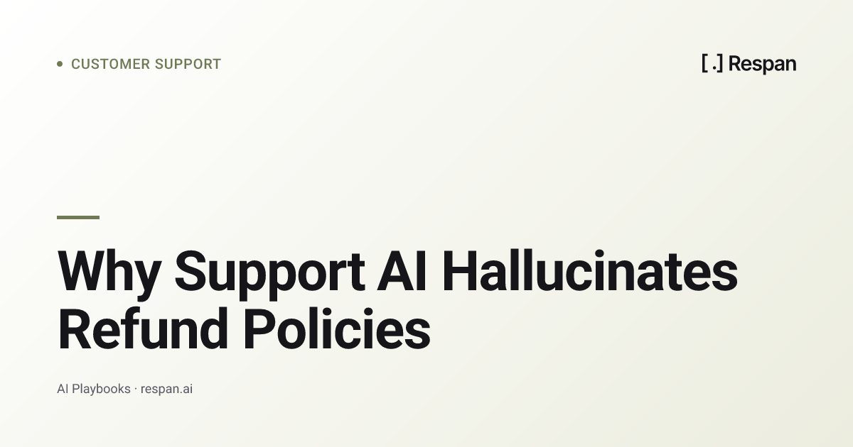 Why Support AI Hallucinates Refund Policies